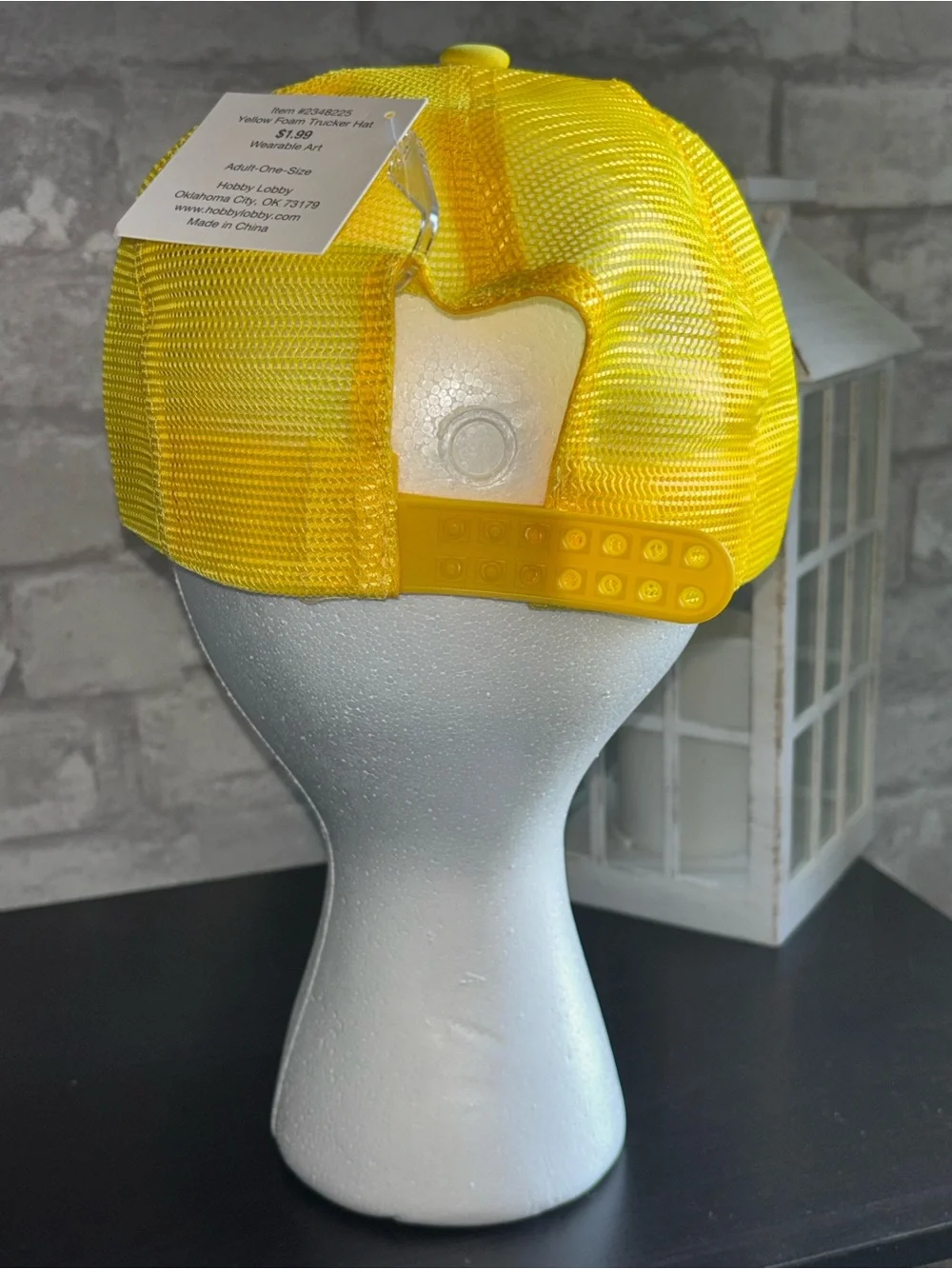 Handmade Embellished White & Yellow Sequin Baseball Cap NWT